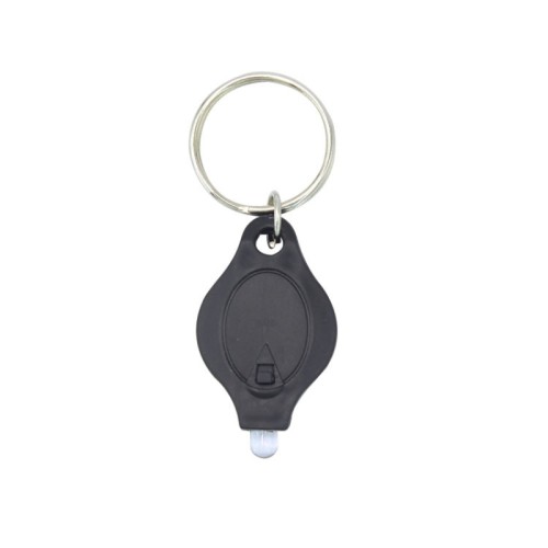 Promotional Gift Logo Service White LED Mini Plastic Keychain Light( Lot of 20 )