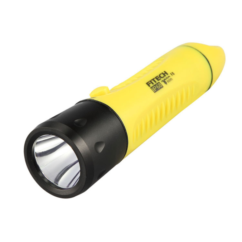 F8 IP68 Waterproof 800 Lumens LED Lamp Rechargeable Flashlight Scuba Light Diving Torch 