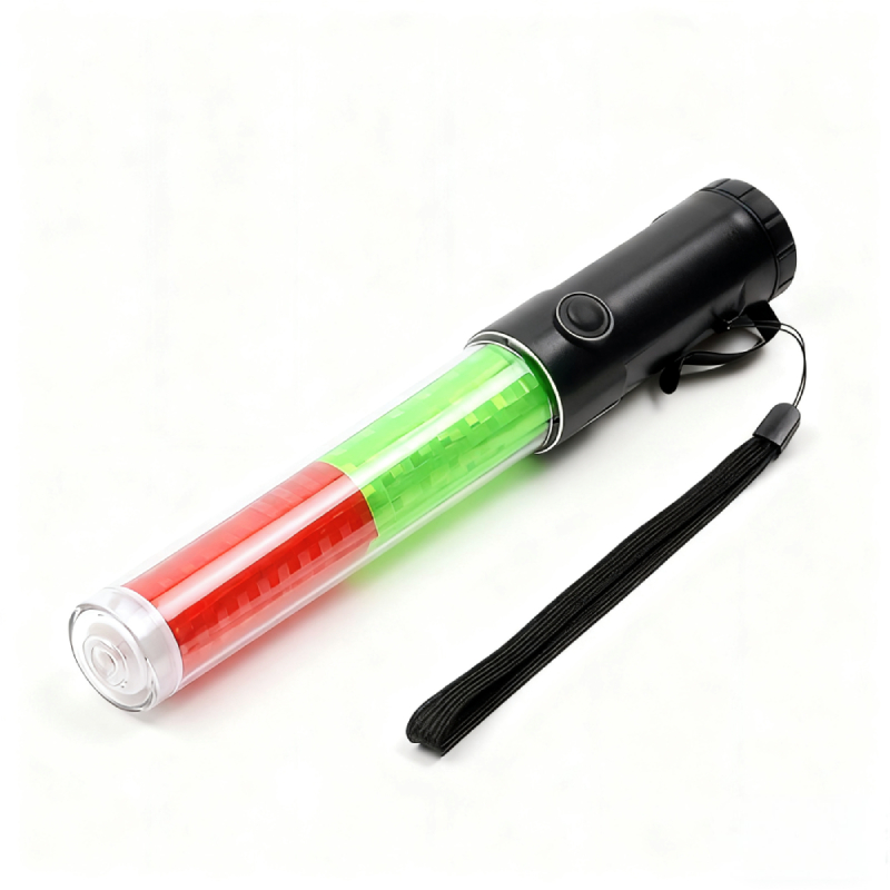Mastiff X260RG Traffic Wand Safety Control Red with Green and White Light 3-mode LED Signal Bar