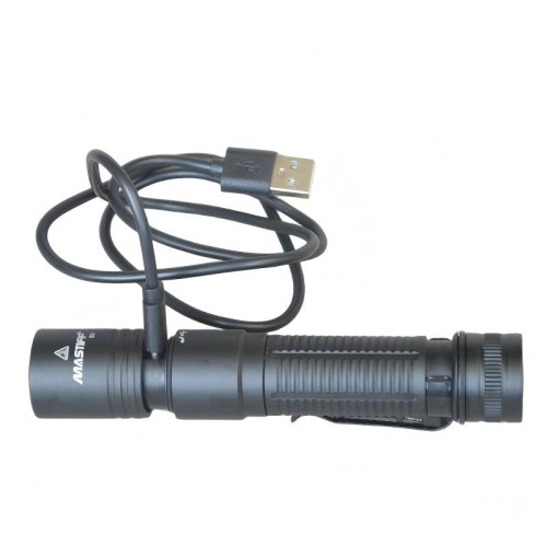 Mastiff E1 1800 Lumen 6-mode LED Lamp Rechargeable Flashlight Pocket Torch