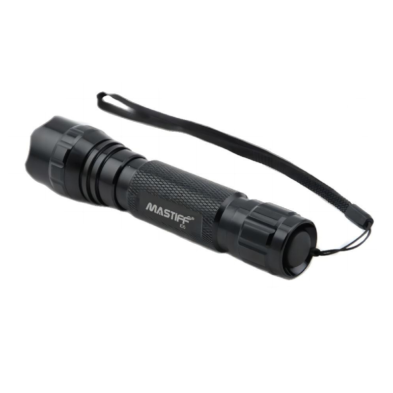 Mastiff E5 3W 380nm Ultraviolet LED Lamp Blacklight Flashlight Torch