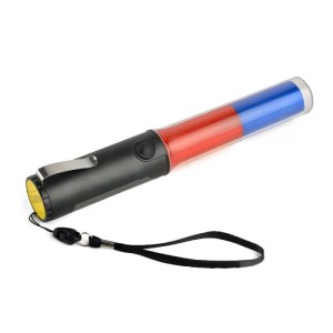 Mastiff M260BR Traffic Wand Safety Control Blue Red Light 3-mode LED Signal Lamp