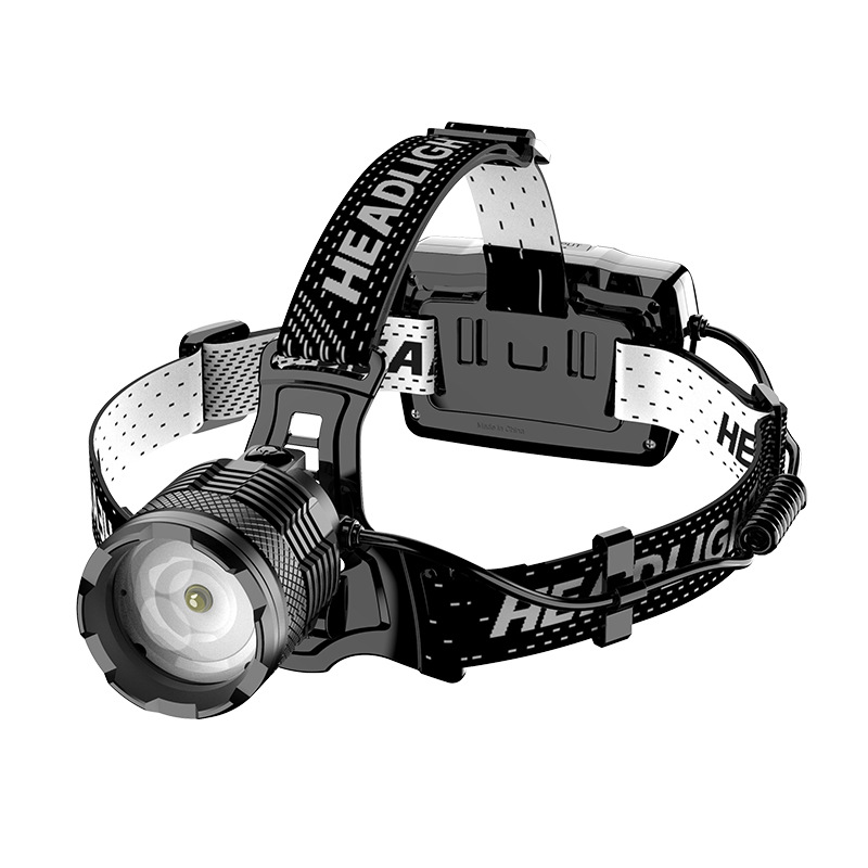 X8 Zoomable 3-mode LED Lamp Type-C Port Rechargeable Headlight 