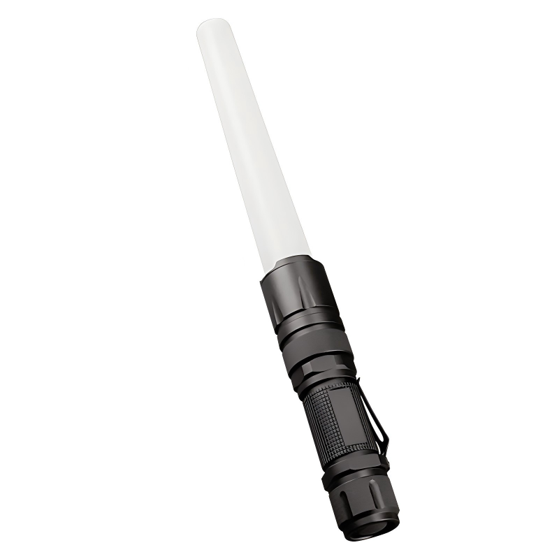 Traffic Wand Flashlight Parking Directing Railway Signage 4 Colors LED Zoomable Multiple Function Safety Control Signal Baton 