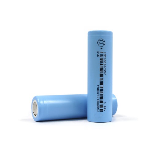 A Pair of 18650 3500mAh Rechargeable Ternary Polymer Lithium Battery