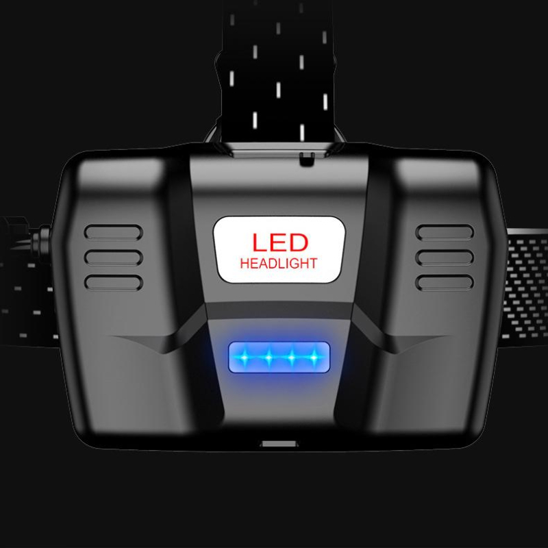 X8 Zoomable 3-mode LED Lamp Type-C Port Rechargeable Headlight 