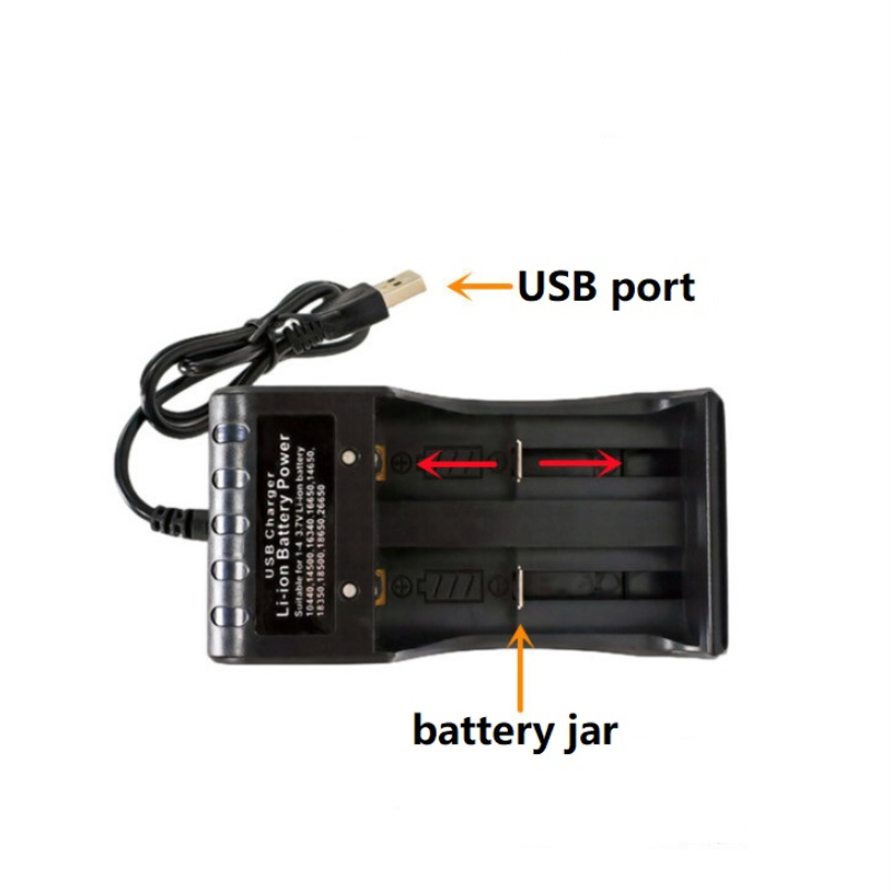 Intelligent Circuit Board USB Port Universal Li-ion Battery Cell Charger 