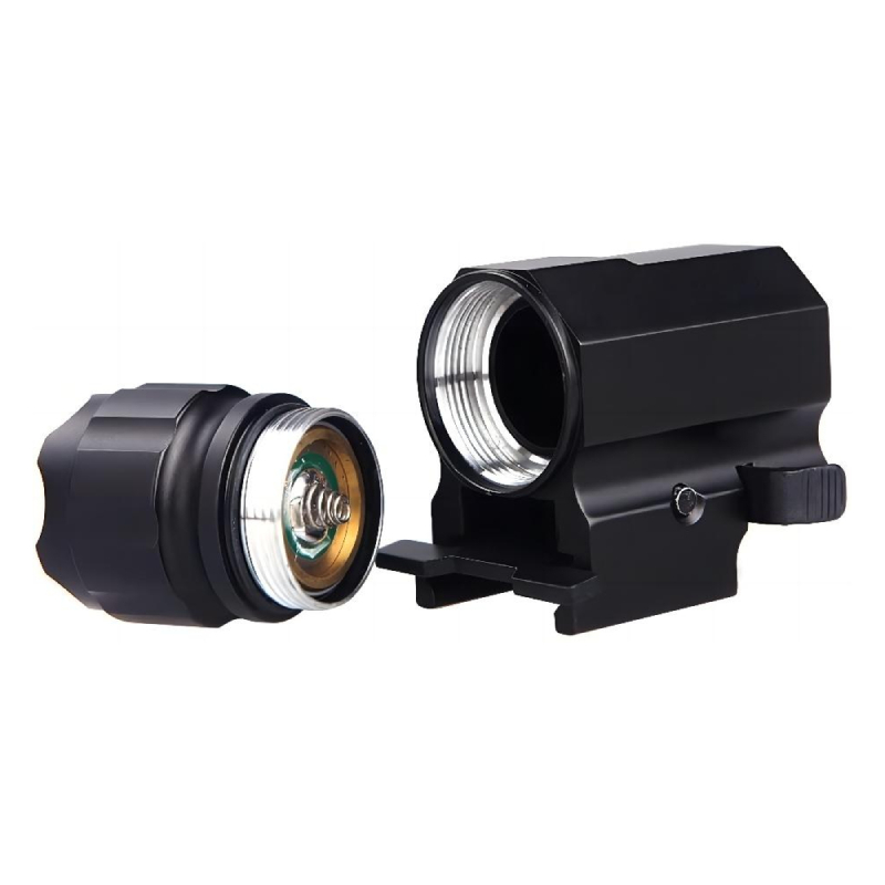Mastiff P10 2-mode LED 20mm Weaver Picatinny Rail Quick Release Tactical Flashlight 
