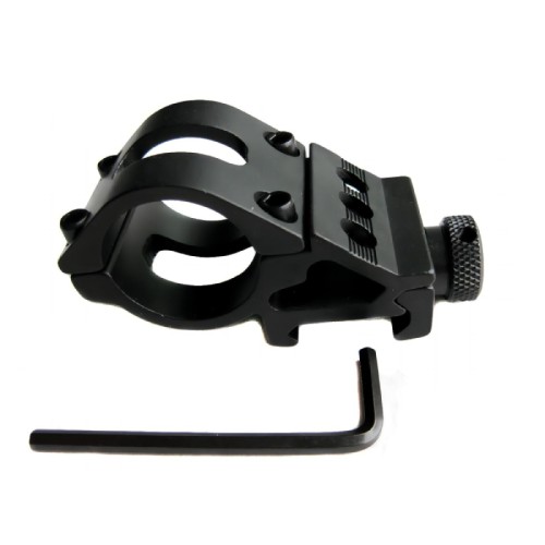 1 Inch Diameter Ring 20mm Picatinny Rail 45° Quad Offset Weaver Side Mount