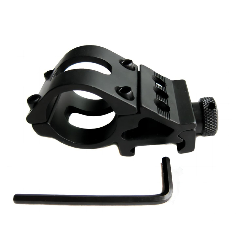 1 Inch Diameter Ring 20mm Picatinny Rail 45° Quad Offset Weaver Side Mount 