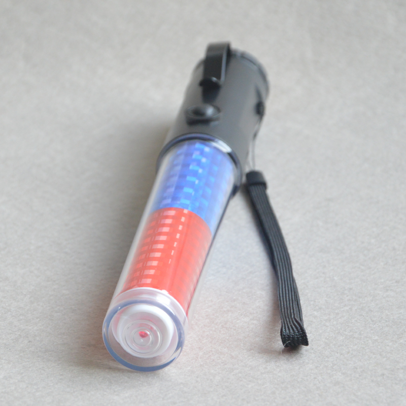 Mastiff X260RB Traffic Wand Safety Control Red with Green and White Light 3-mode LED Signal Bar 