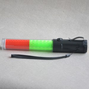 Mastiff X260RG Traffic Wand Safety Control Red with Green and White Light 3-mode LED Signal Bar