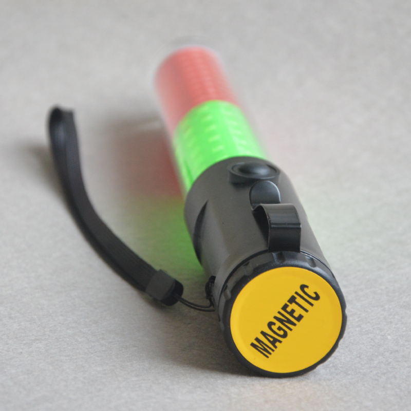 Mastiff X260RG Traffic Wand Safety Control Red with Green and White Light 3-mode LED Signal Bar 