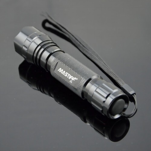 Mastiff E5 3W 380nm Ultraviolet LED Lamp Blacklight Flashlight Torch